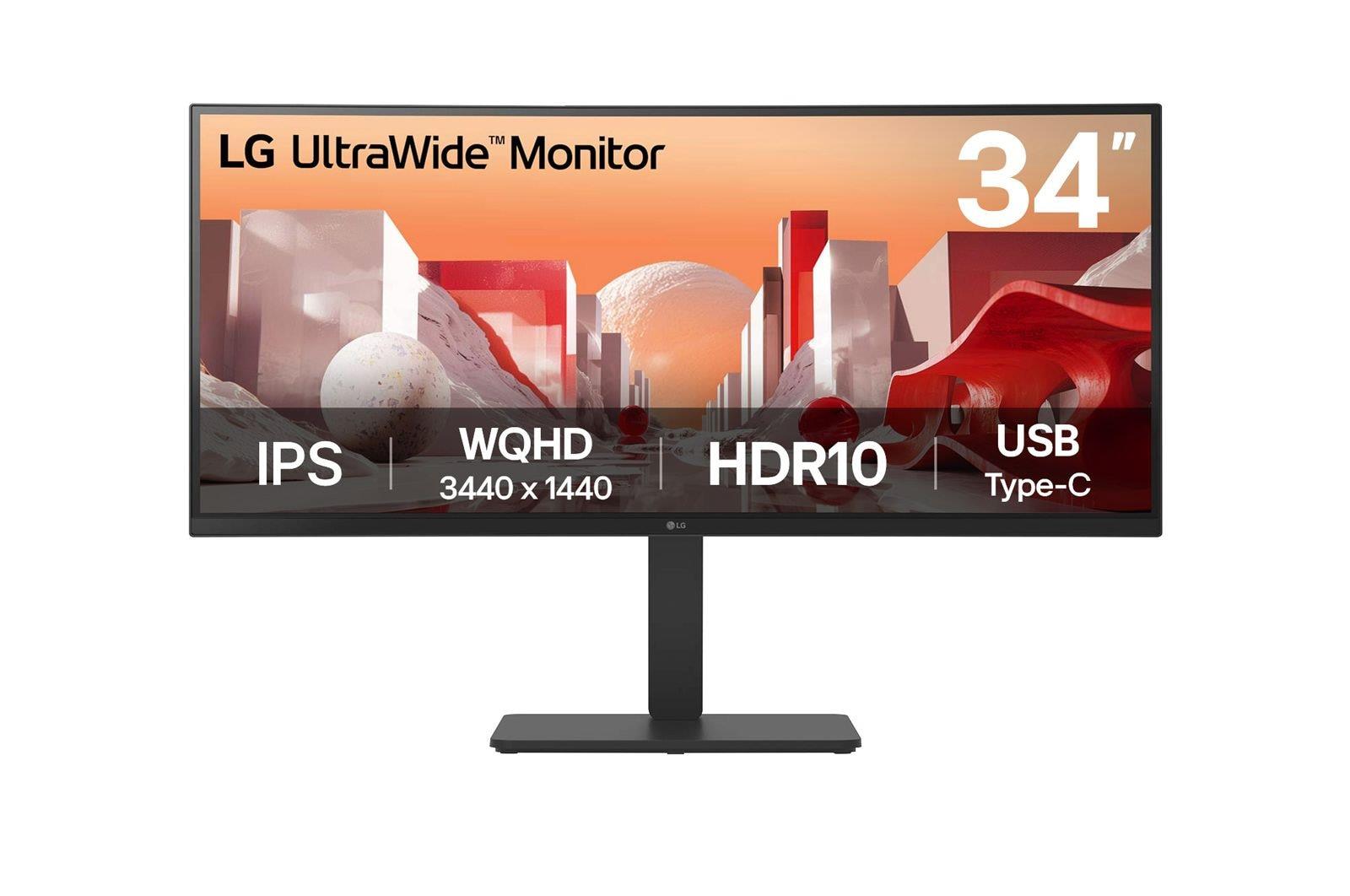 LCD monitors LG 34" 3440x1440 Wide Quad HD 21:9 LCD izliekts