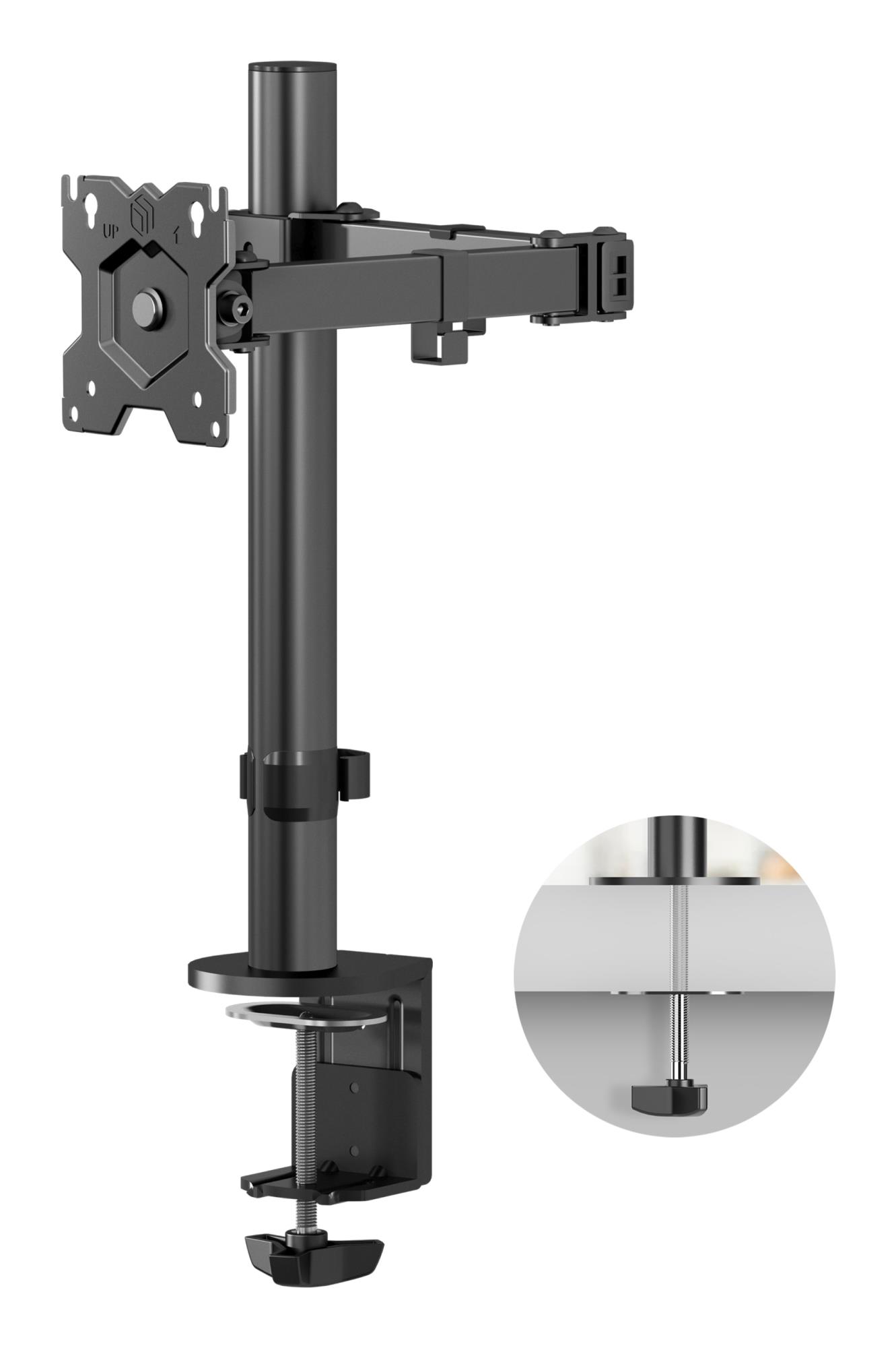 Monitora galda stiprinājums 13-34" melns D121E-B Onkron