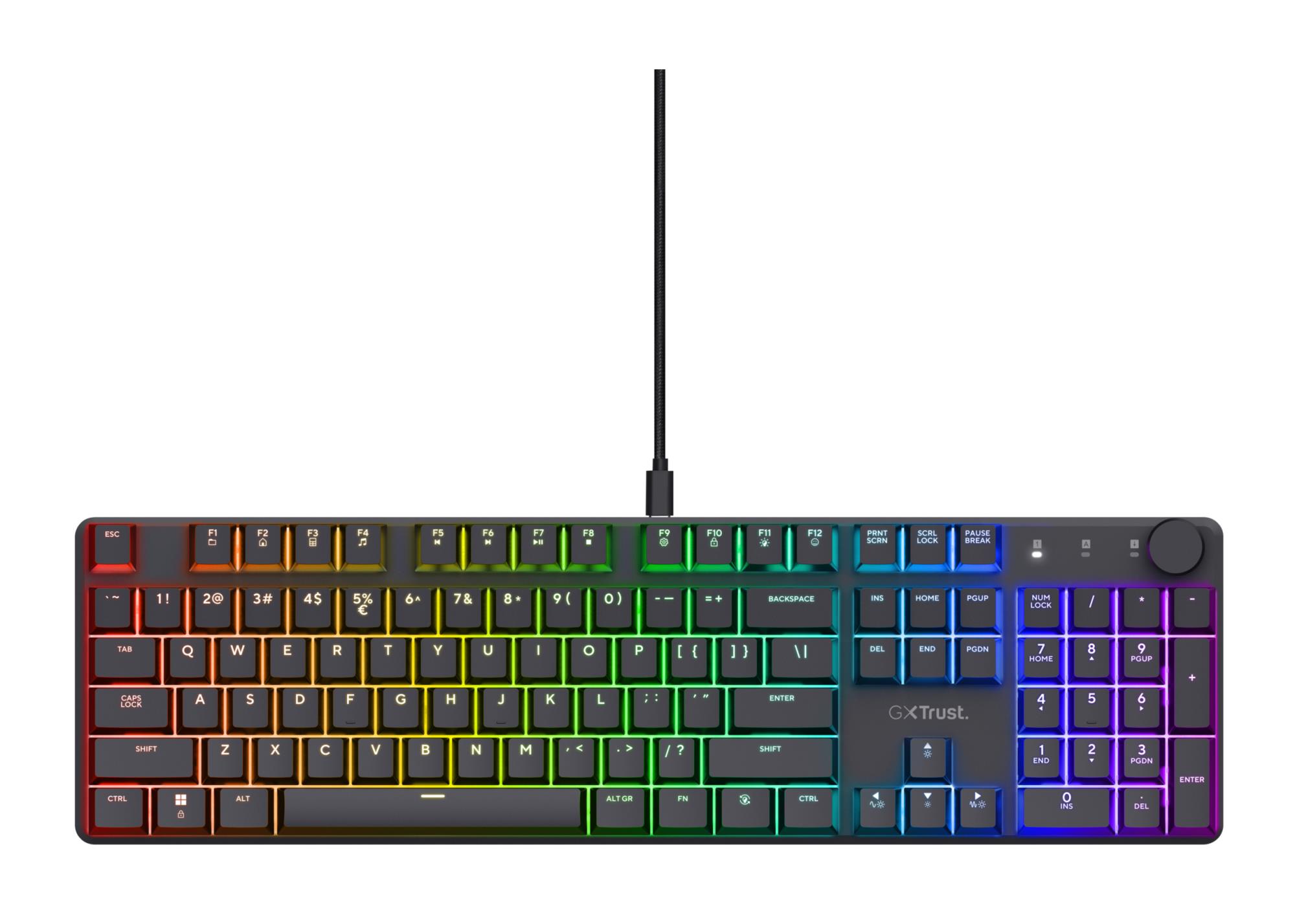 Tastatūra TRUST GXT866 Torix Mini USB