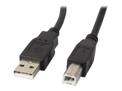 Lanberg USB-A M USB-B M 2.0 kabelis 0.5m