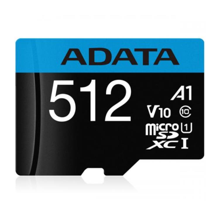 Micro SDXC atmiņas karte ADATA 512GB UHS-I ar adapteri