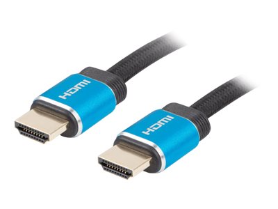 Lanberg HDMI v2.0 kabelis 1m CU melns