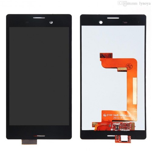 LCD Displejs Saderīgs ar Sony Xperia M4 E2303 Melns HQ