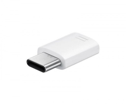 adapteris SAMSUNG USB TYPE C-> MICRO USB GH98-40218A balts