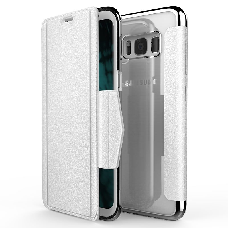 X-Doria Engage Folio - Wallet maciņš Samsung Galaxy S8+ (balts)