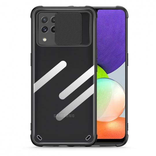 TECH-PROTECT CAMSHIELD maciņš SAMSUNG GALAXY A22 4G / LTE melns