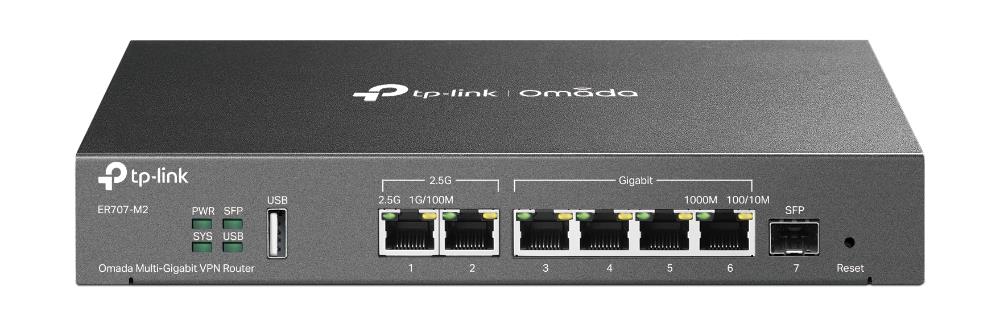 NET ROUTER 1/2.5G 6PORT VPN/OMADA ER707-M2 TP-LINK