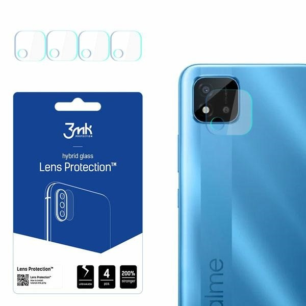 hibrīda stikls MK FLEXIBLE GLASS LENS PROTECT REALME C11 2021 kamerai 4 gab..