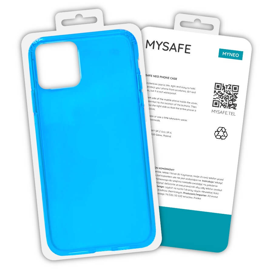 MYSAFE Maciņš NEO IPHONE 12 zils BOX
