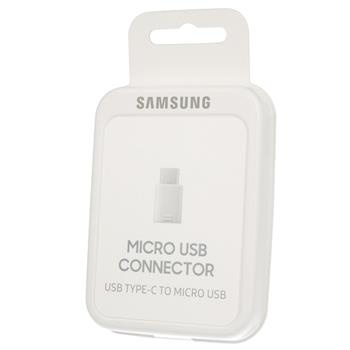 adapteris SAMSUNG EE-GN930BWE USB adapteris TYPE C-> MICRO USB balts kaste