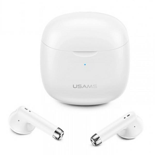 USAMS Austiņas BLUETOOTH 5.0 TWS IA SERIES bezvadu balts BHUIA02 (US-IA04)