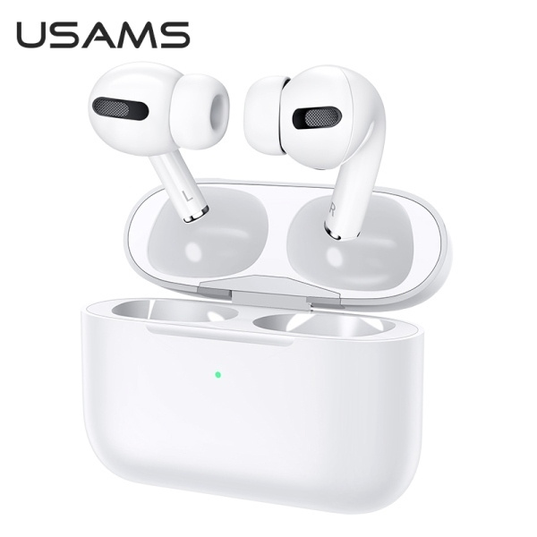 USAMS Austiņas Bluetooth 5.0 TWS Emall Series bezvadu balts BHUYM01 (US-YM001)