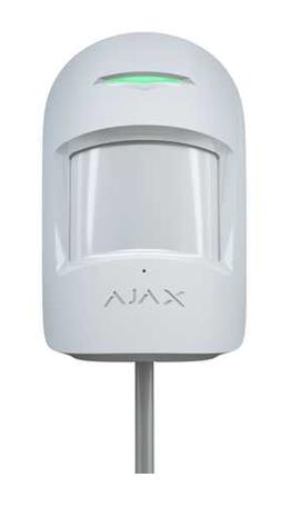 Ajax Fibra CombiProtect detektors balts 33088