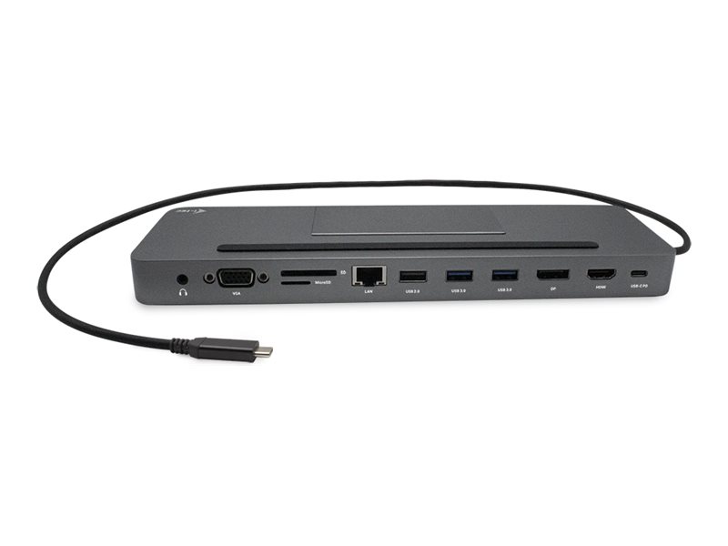 I-TEC USB-C Metal Dock + Charger 100W