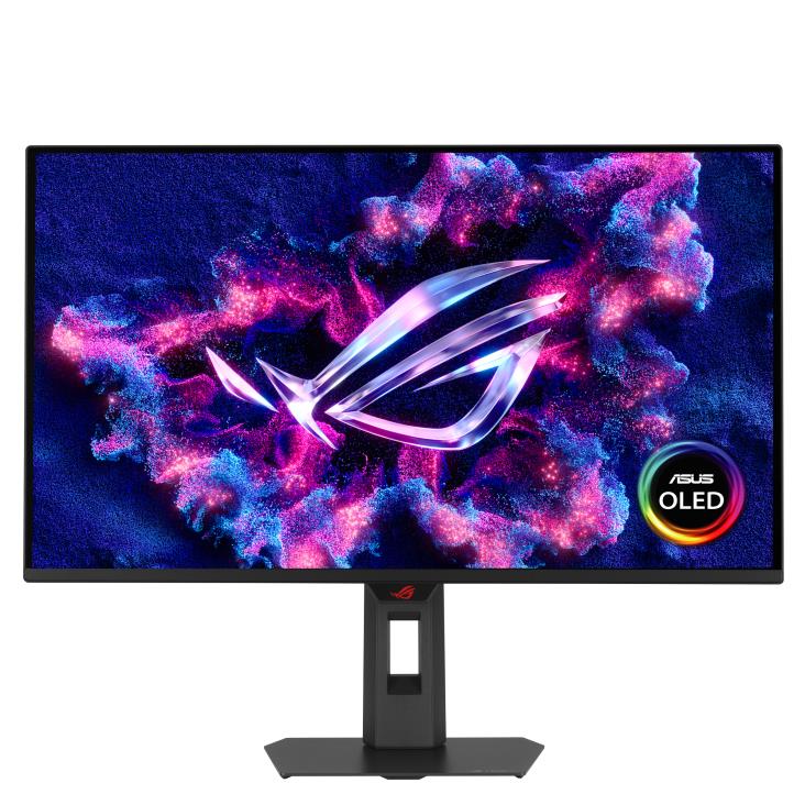 Monitors ASUS 26.5" 2560x1440 Quad HD QD-OLED plakans