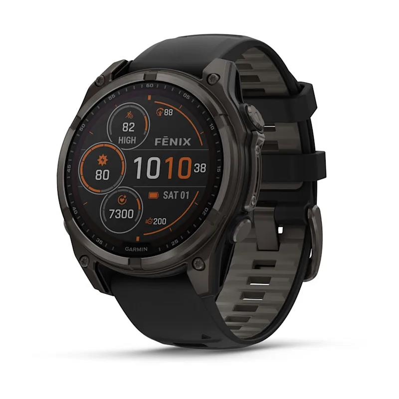 Viedpulkstenis Garmin Fenix 8 Sapphire Solar melns/pelēks