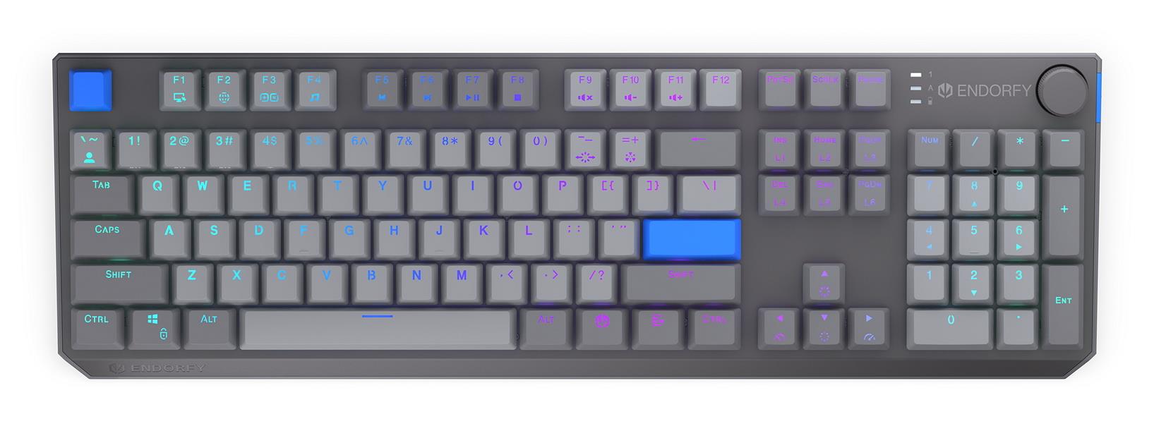 Bezvadu tastatūra ENDORFY Thock V2 EY5A129