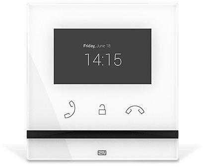 2N Indoor Compact atbildes ierīce, balts