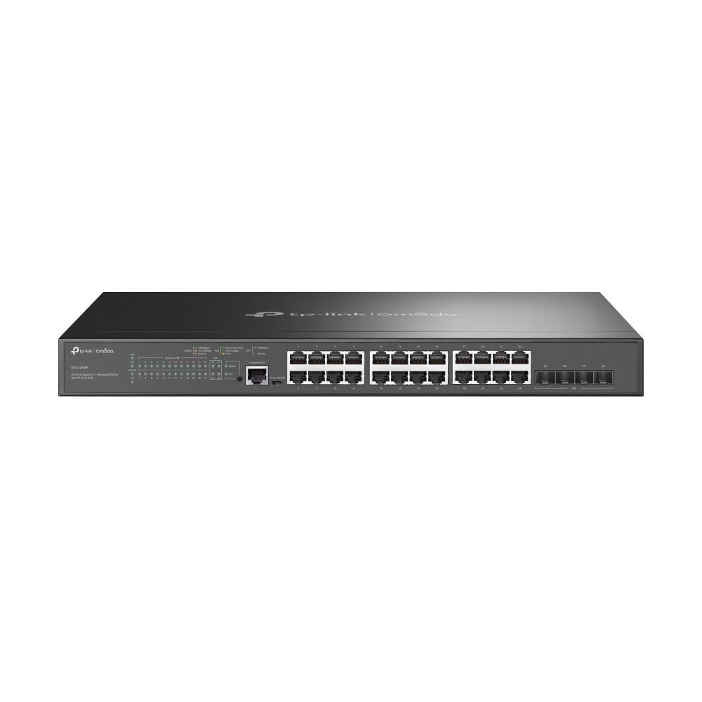 Komutators TP-LINK Omada TL-SG3428MP 4xSFP 384W