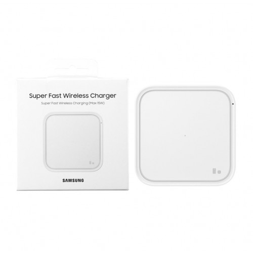 Bezvadu lādētājs Samsung EP-P2400TWEGEU Balts 15W (ar lādētājs un kabelis) / 100% Genuine /