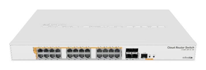 Komutators MIKROTIK L3 Rack 24x10/100/1000Base-T 4xSFP+ 1xRJ45