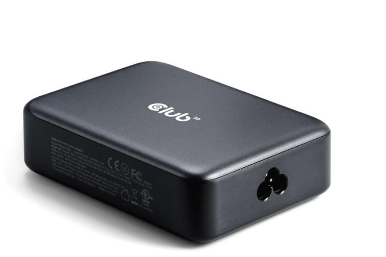 Mobilais 4 portu lādētājs 240W GaN CAC-1918 Club3D