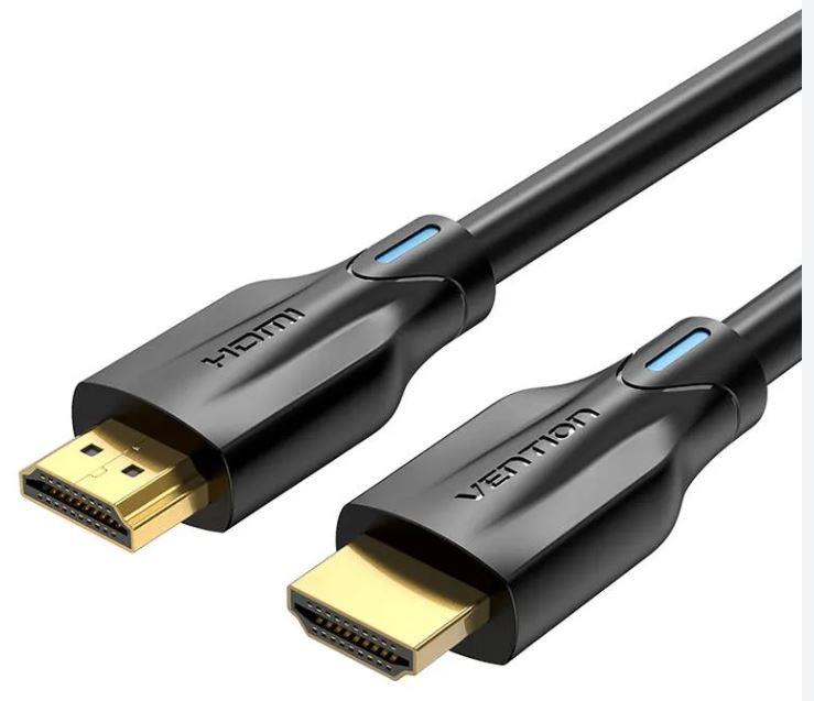 HDMI 2.1 Vention kabelis AANBJ, 5 m, 8K 60Hz/ 4K 120Hz (melns)