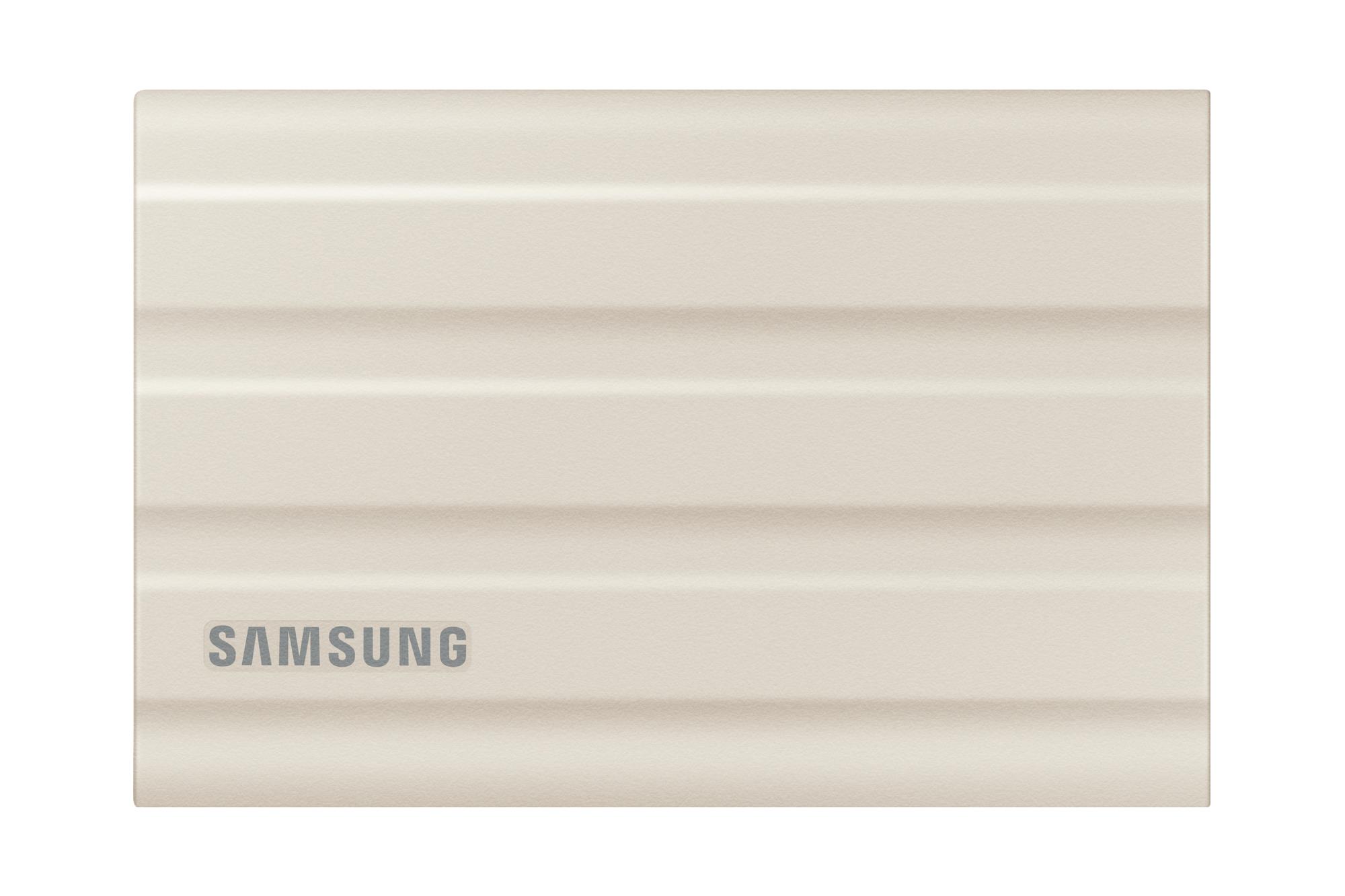 Ārējais SSD disks SAMSUNG T7 2TB USB 3.2 rakstīšanas ātrums 1000 MB/s lasīšanas ātrums 1050 MB/s