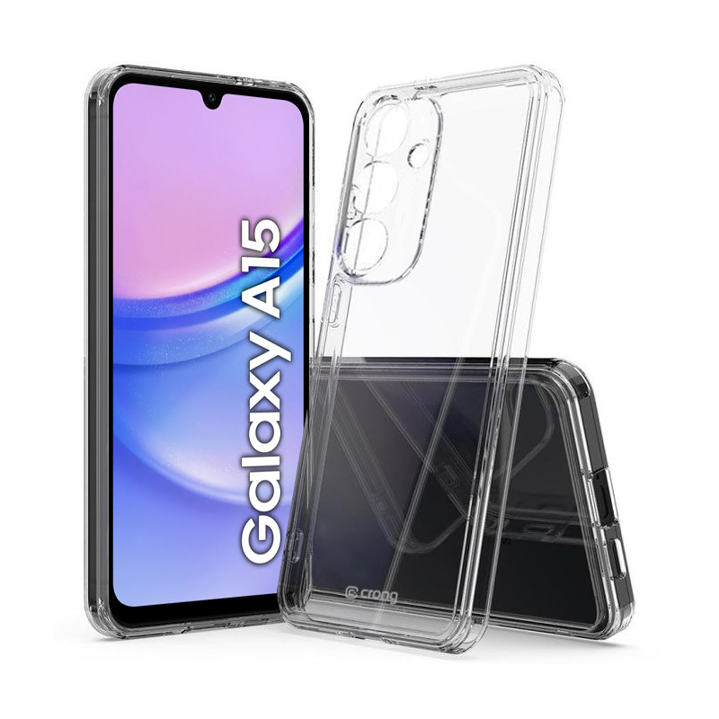 Crong Crystal Shield Cover - Samsung Galaxy A15 5G maciņš (caurspīdīgs)