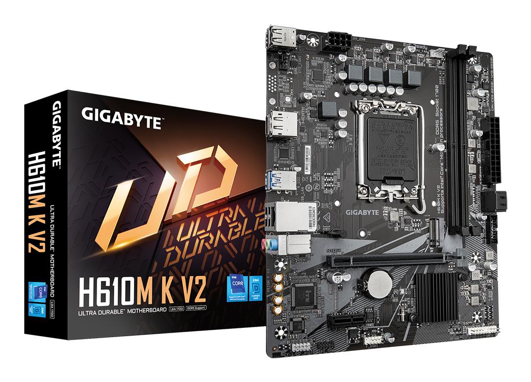 Mātesplate GIGABYTE Intel H610 LGA1700 DDR5 Micro-ATX