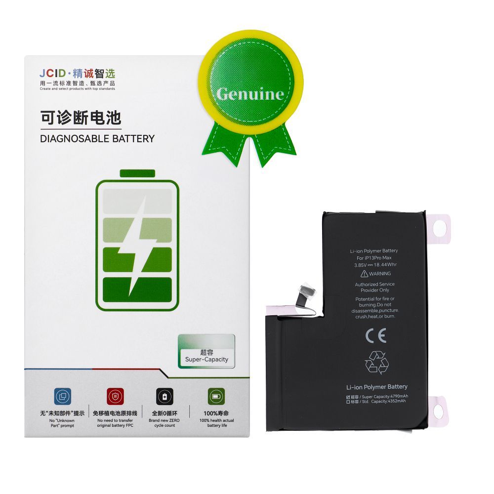 JCID Diagnosticējams oriģināls akumulators iPhone 13 PRO MAX (liela ietilpība)