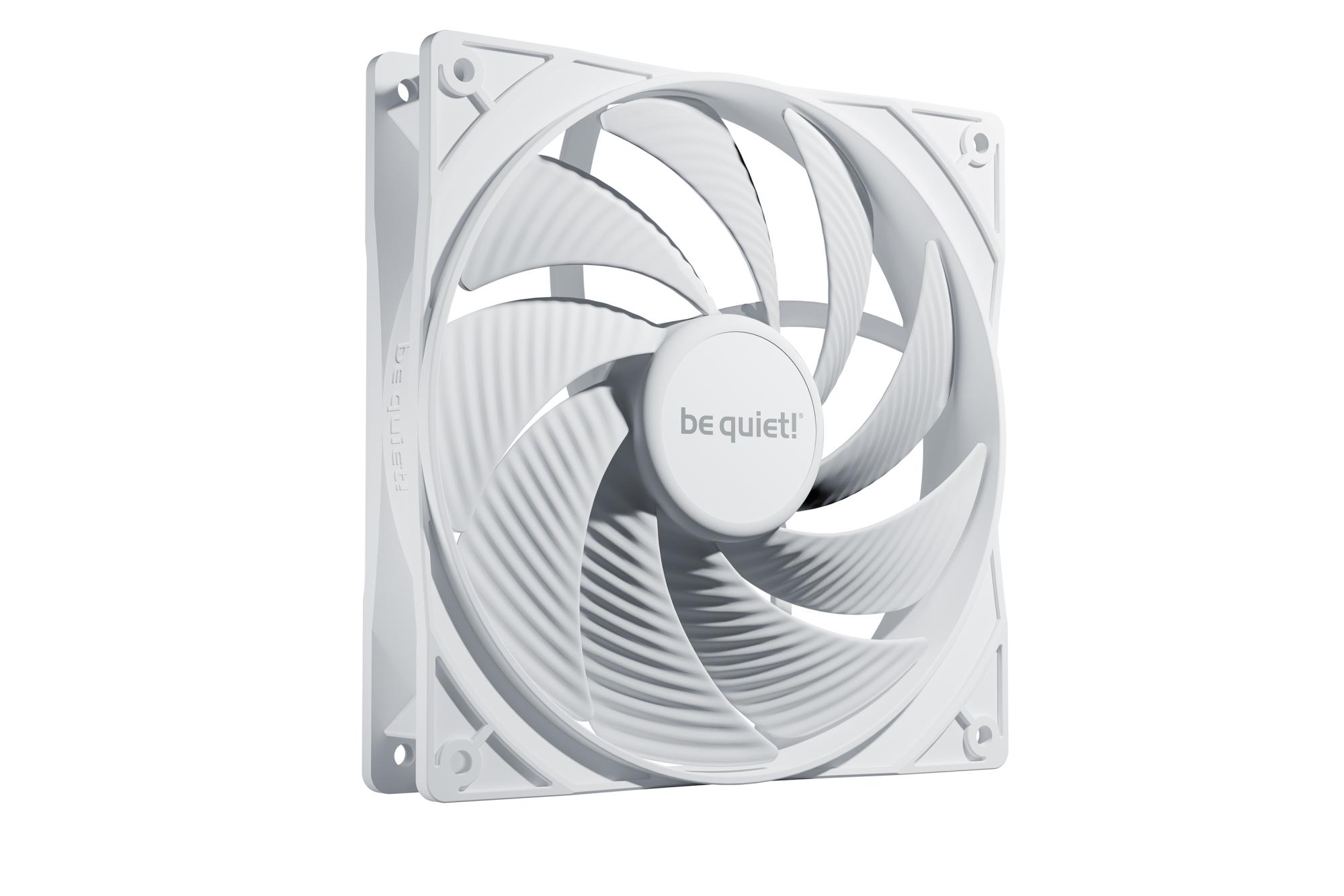 Be Quiet korpusa ventilators 140mm Pure Wings 3 balts PWM ātrgaitas BL113
