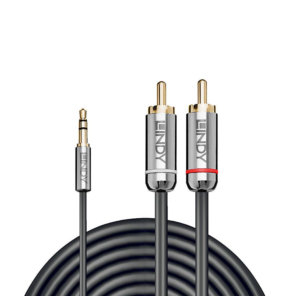 Lindy audio kabelis 3.5mm uz RCA 2m Cromo