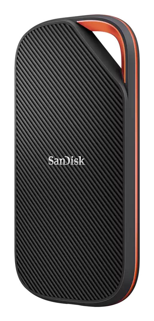 Ārējais SSD disks SANDISK Extreme Pro 4TB USB-C rakstīšanas ātrums 3700 MB/s lasīšanas ātrums 3800 MB/s