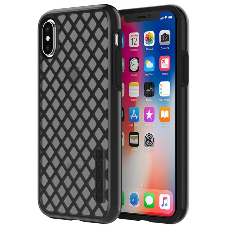 Incipio DualPro sporta - maciņš iPhone X (melns/Smoke)