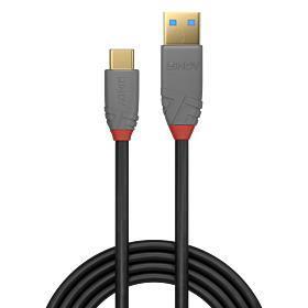 Lindy USB2 C-A kabelis 3m Anthra