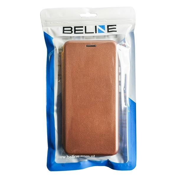 Beline Maciņš Book Magnetic Samsung M31s M317 rozā zelta