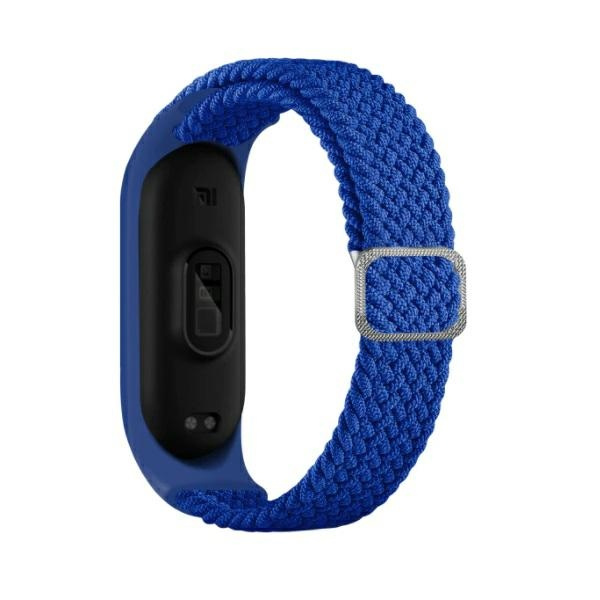 Beline Siksniņa Mi Band 7/6/5 Textile zils