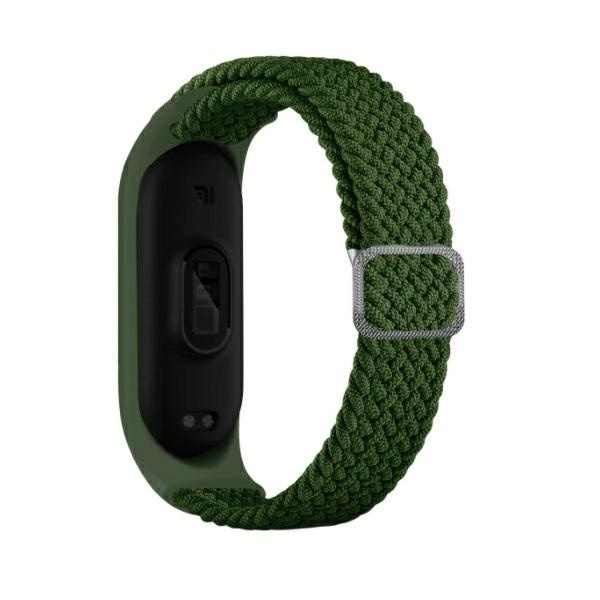 Beline Siksniņa Mi Band 7/6/5 Textile zaļš