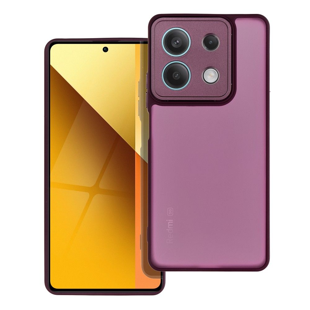 VARIETE Korpuss priekš XIAOMI Redmi Note 13 5G purpursarkans
