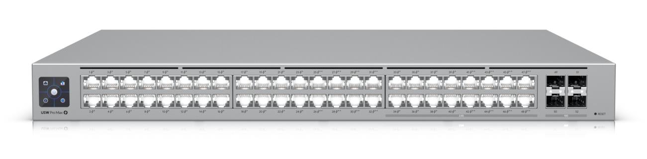 Ubiquiti Pro Max 48 PoE komutators L3 720W