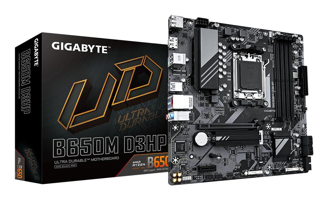 Mātesplate GIGABYTE AMD B650 SAM5 Micro-ATX DDR5 4 sloti