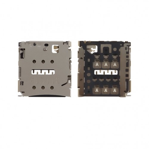 SIM Card Socket / Contacts Saderīgs ar Huawei Ascend P6 Original