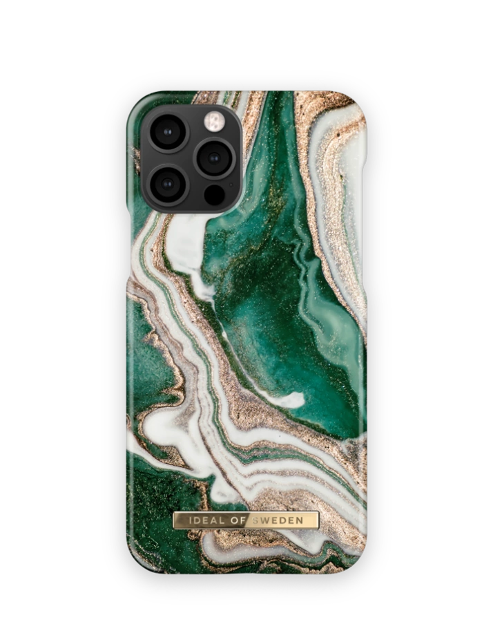 IDEAL OF SWEDEN IDFCAW18-I2061-98 IPHONE 12/12 PRO GOLDEN JADE MARBLE maciņš