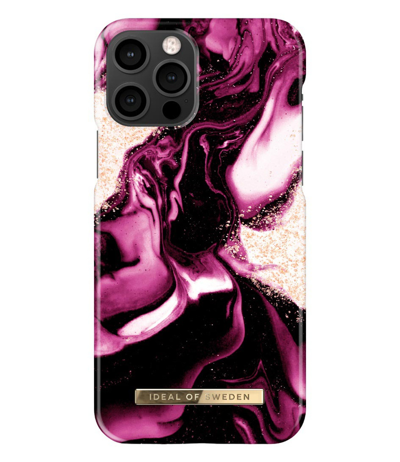 IDEAL OF SWEDEN IDFCAW 21-I2061-319 IPHONE 12/12 PRO GOLDEN RUBY MARBLE maciņš