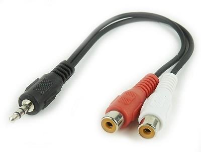 Gembird audio kabelis 3.5mm uz 2RCA ligzda