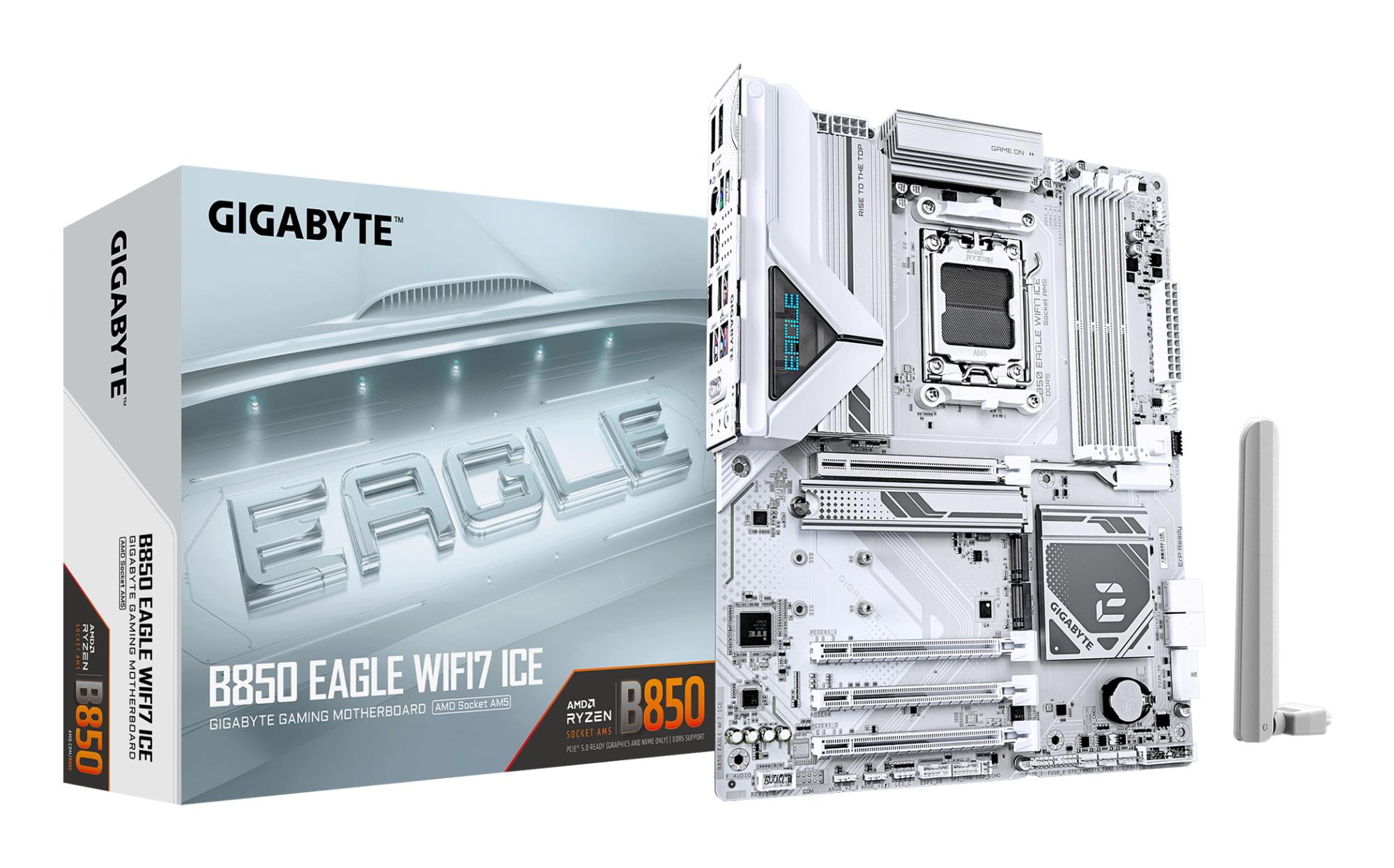 Mātesplate GIGABYTE B850 Eagle WiFi7 ICE AMD B850 SAM5 ATX DDR5
