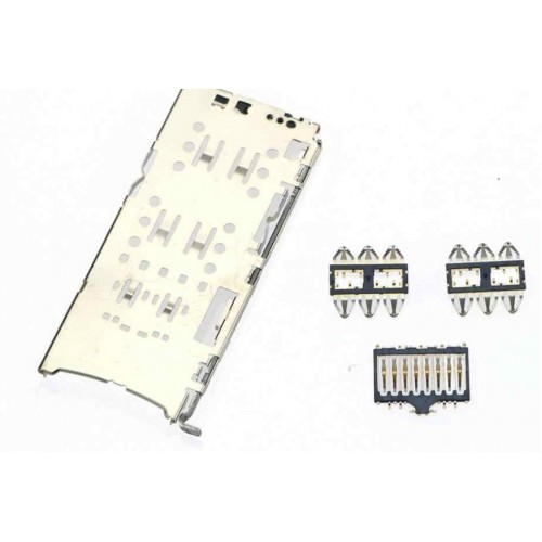 SIM Card Socket / Contacts Saderīgs ar Xiaomi Redmi Note 5A Original