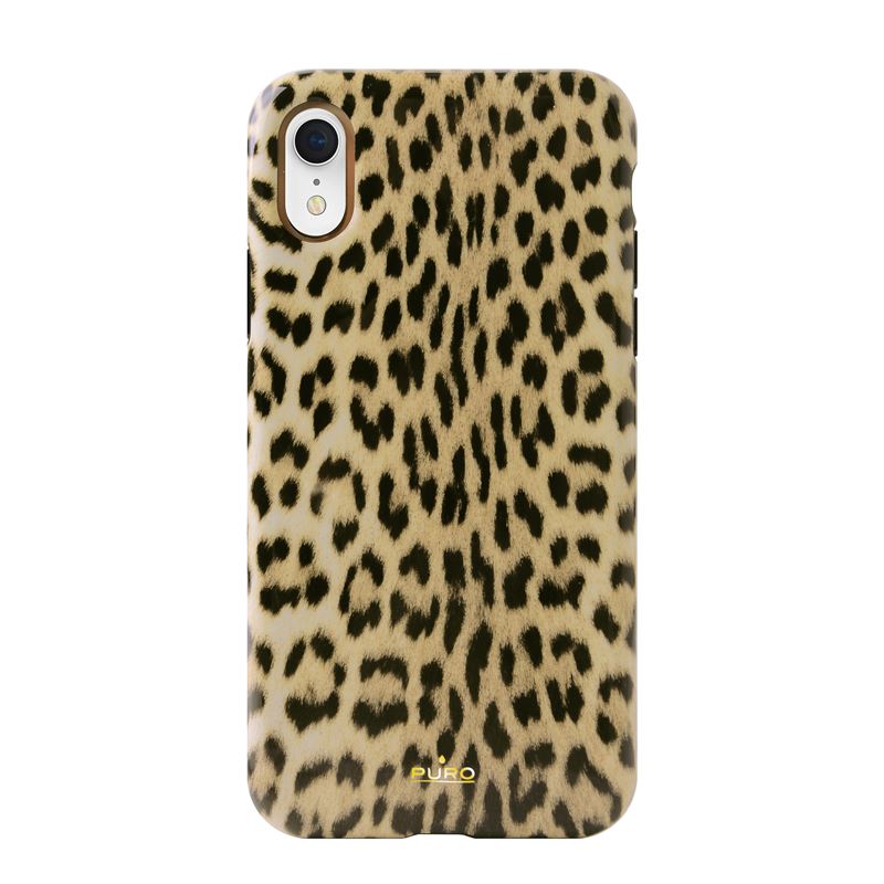 PURO Glam Leopard Cover - maciņš iPhone XR (Leo 1)