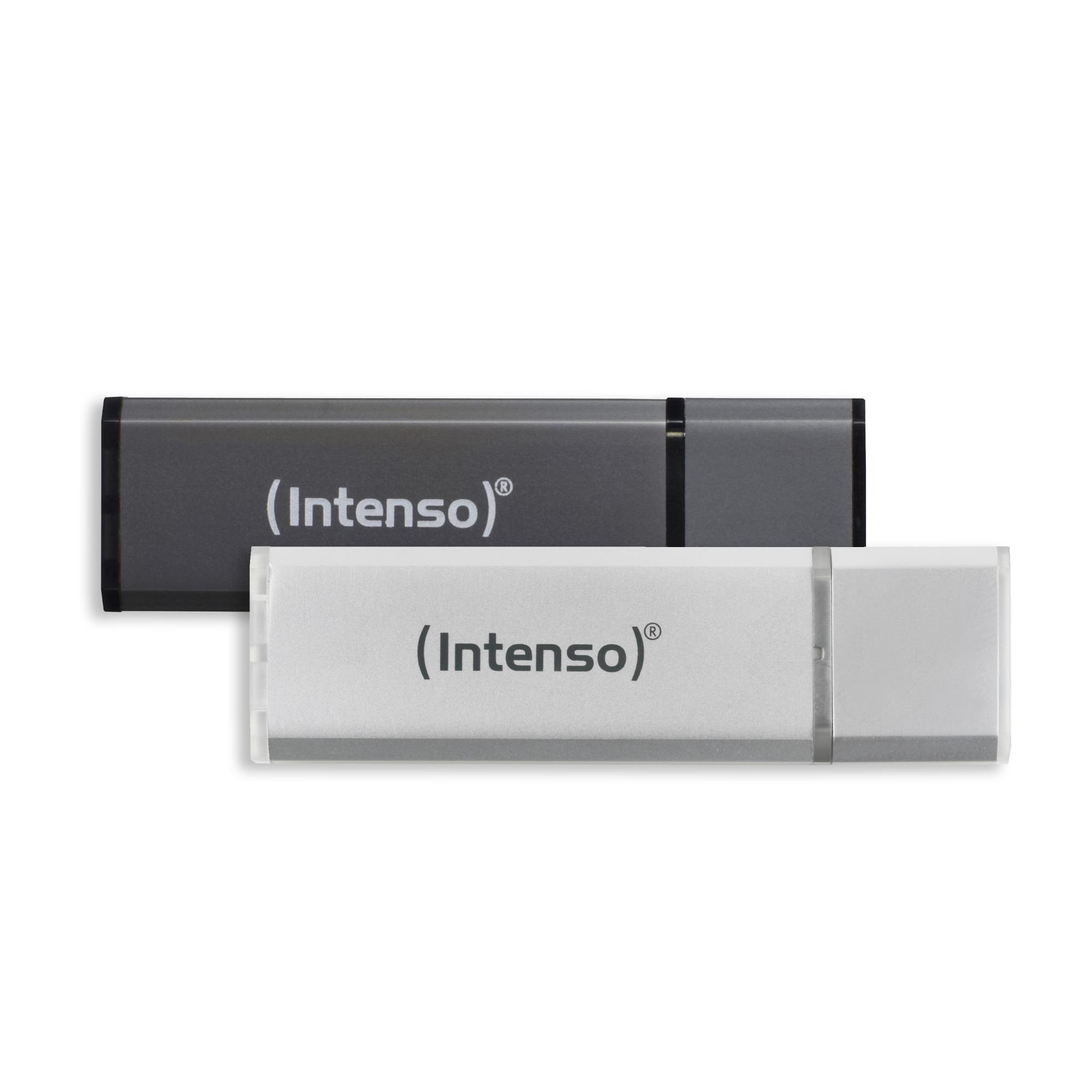 USB zibatmiņa USB2 32GB 2gab. sudraba/antracīta Intenso